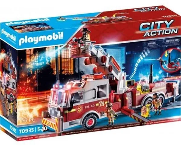 Playmobil City Action - Brandbil: US Tower Stege