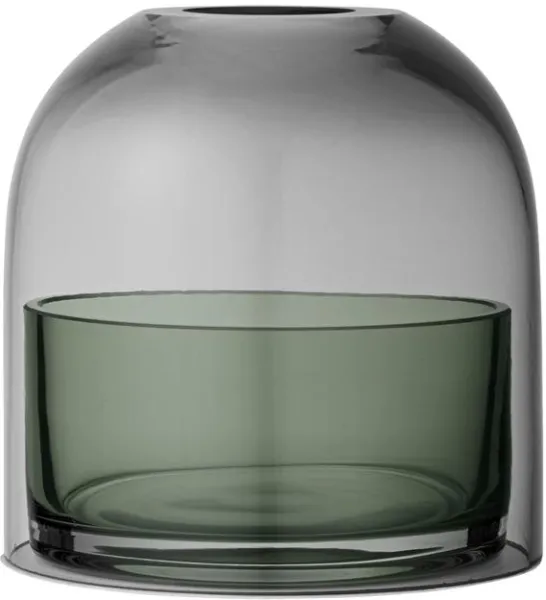 AYTM TOTA Lykta för värmeljus Svart/Forest