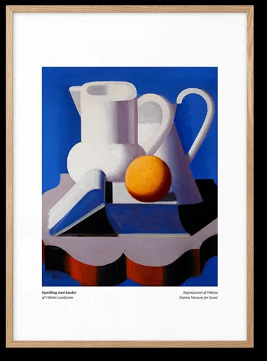 Komposition Peléton med Muggar Poster 70x100