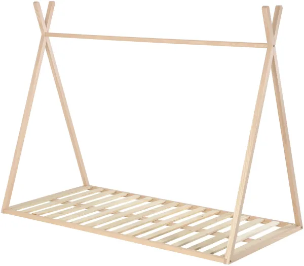 LAFORMA Maralis tipi säng - naturlig ask (90x190)