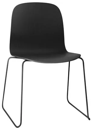 Muuto Visu Matstol med Sled Base Svart
