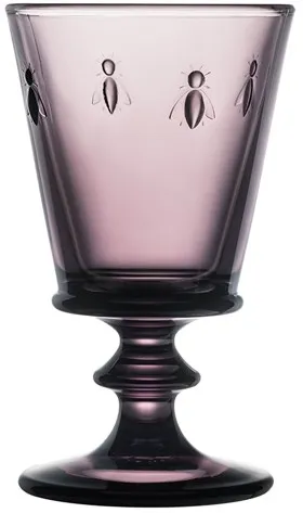 La Rochére BEE VINGLAS AUBERGINE SET 6 st